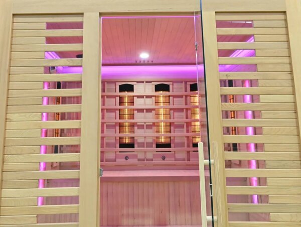 Infrared Sauna BLISSFUL HAVEN XL Quartz WITH SALT STONES XL- Full Spectrum, 1800x1600x2000mm
