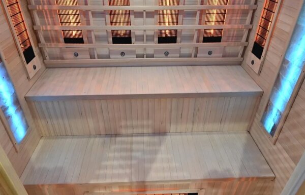 Infrared Sauna BLISSFUL HAVEN XL Quartz WITH SALT STONES XL- Full Spectrum, 1800x1600x2000mm