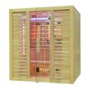 Infrared Sauna BLISSFUL HAVEN XL Quartz WITH SALT STONES + TURMALINES - Full Spectrum, 1800x1600x2000mm