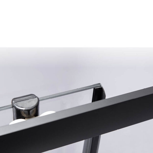 Square shower cabin R-BL30C Black 1000x1000mm glass 5mm