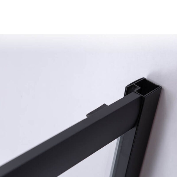 Square shower cabin R-BL30C Black 1000x1000mm glass 5mm