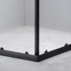 Square shower cabin R-BL30C Black 1000x1000mm glass 5mm