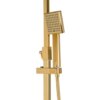 SHOWER MIXER WITH THERMOSTAT AND RAIN SHOWER T154C GOLD