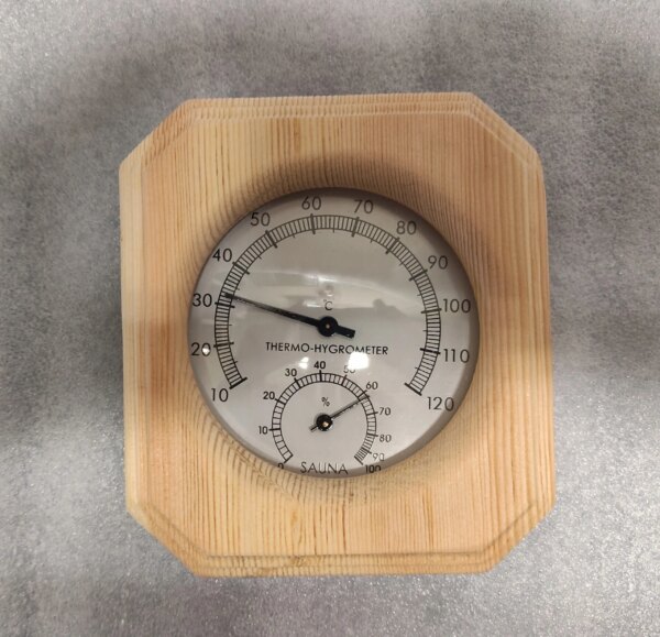 Thermo-Hygrometer for Finnish Sauna with Stove