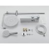 SURFACE-MOUNTED SHOWER MIXER F12A CHROME LCD