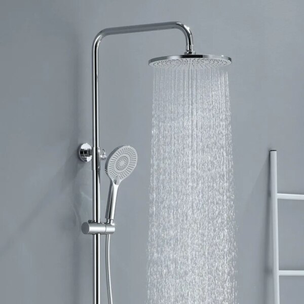 SURFACE-MOUNTED SHOWER MIXER F12A CHROME LCD