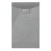 RECTANGULAR STONE SHOWER TRAY SLIM JUKO GREY 130x80 CM
