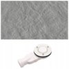 RECTANGULAR STONE SHOWER TRAY SLIM JUKO GREY 130x80 CM