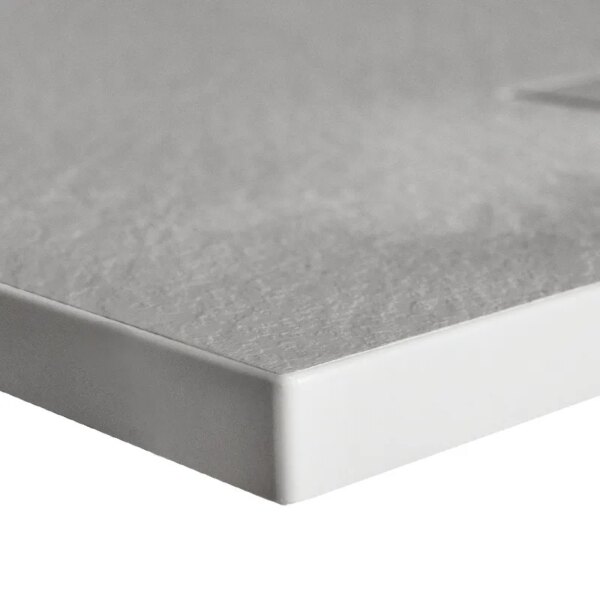 RECTANGULAR STONE SHOWER TRAY SLIM RIKO WHITE 120x80 CM