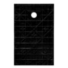 RECTANGULAR STONE SHOWER TRAY SLIM CAIR R BLACK 900x700 MM