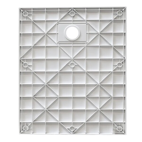 RECTANGULAR STONE SHOWER TRAY SLIM RIKO WHITE 150x80 CM