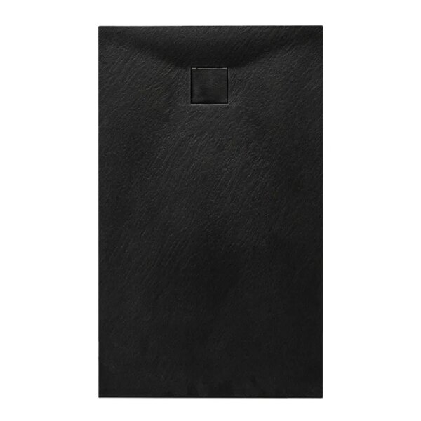 Rectangular shower tray CAIR R 1200x800mm BLACK siphon slim 26mm