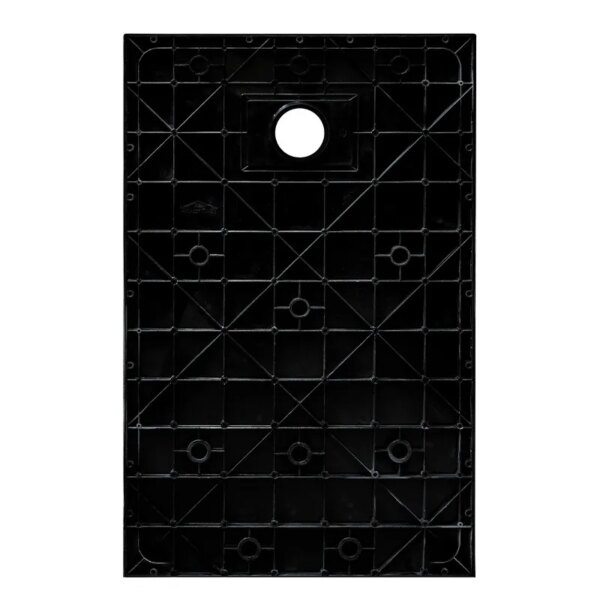Rectangular shower tray CAIR R 1200x800mm BLACK siphon slim 26mm