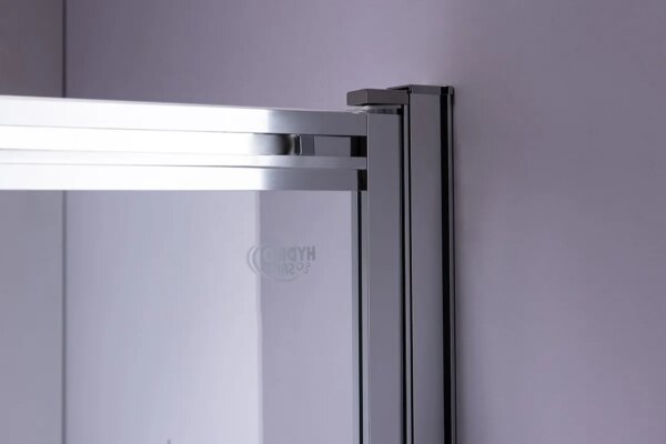 Bathtub shower screen 1200x1500mm B-PR07 Chrome glass 6mm