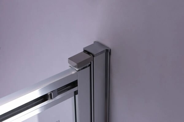 Bathtub shower screen 1200x1500mm B-PR07 Chrome glass 6mm