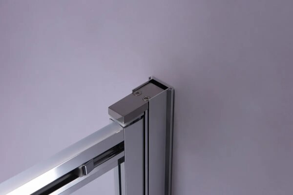 Bathtub shower screen 1200x1500mm B-PR07 Chrome glass 6mm