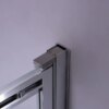Bathtub shower screen 1000x1500mm B-PR07 Chrome glass 6mm