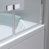 Bathtub shower screen 900x1400mm B-PR04 Chrome glass 6mm