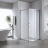 Square shower cabin R-ZKM1019 Chrome 1000x1000mm glass 6mm