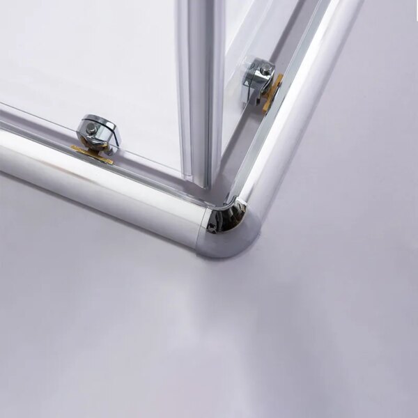 Square shower cabin R-ZKM1019 Chrome 1000x1000mm glass 6mm