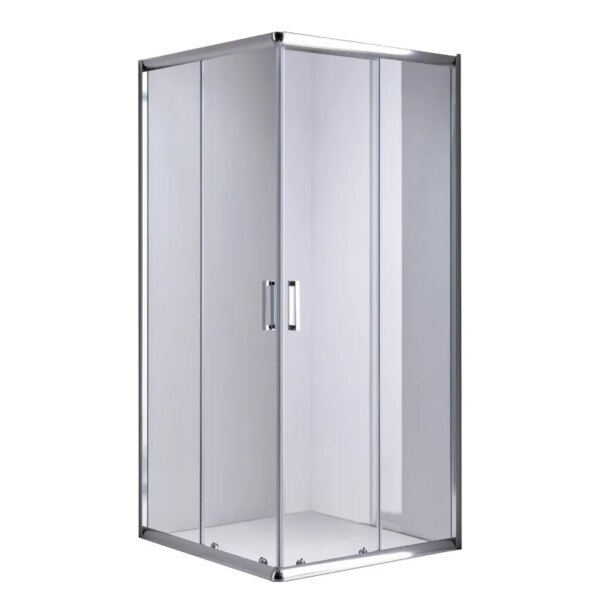 Square shower cabin R-ZKM1019 Chrome 1000x1000mm glass 6mm