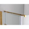 Square shower cabin R-KZ1390B Gold 900x900mm glass 6mm