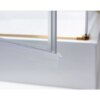Square shower cabin R-KZ1390B Gold 900x900mm glass 6mm