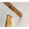 Square shower cabin R-KZ1390A Gold 800x800mm glass 6mm