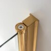 Shower door folding SH01C gold 1000mm