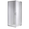 Square shower cabin R-KZ93A Chrome 800x800mm glass 5mm