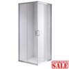 Square shower cabin R-KZ93C Chrome 1000x1000mm glass 5mm