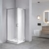 Square shower cabin R-KZ93C Chrome 1000x1000mm glass 5mm