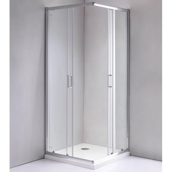 Square shower cabin R-KZ93C Chrome 1000x1000mm glass 5mm