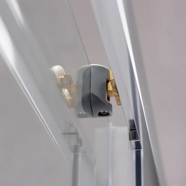 Square shower cabin R-KZ93C Chrome 1000x1000mm glass 5mm