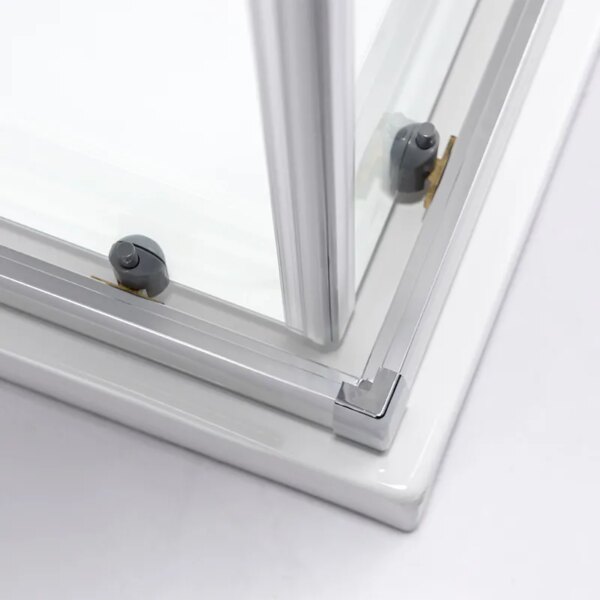 Square shower cabin R-KZ93C Chrome 1000x1000mm glass 5mm