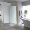 Shower screen P-SH07E 1100x2000mm GOLD