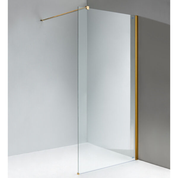 Shower screen P-SH07E 1100x2000mm GOLD