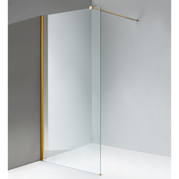 Shower screen P-SH07E 1100x2000mm GOLD