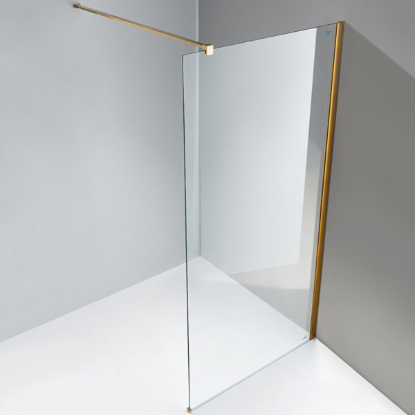 Shower screen P-SH07E 1100x2000mm GOLD