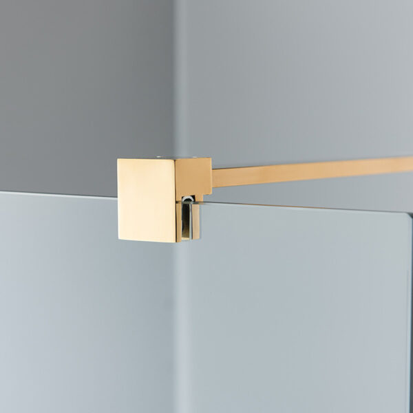 Shower screen P-SH07E 1100x2000mm GOLD