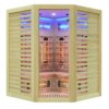 Infrared Sauna - ESTERA QUARTZ WITH SALT STONES - Full Spectrum, 1500x1500mm
