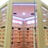 Infrared Sauna - ESTERA QUARTZ WITH SALT STONES - Full Spectrum, 1500x1500mm