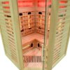 Infrared Sauna - ESTERA QUARTZ WITH SALT STONES - Full Spectrum, 1500x1500mm