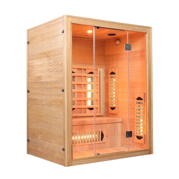 Infrared Sauna CHESTER Maxi Quartz 8 heaters 1500x1200x1900mm