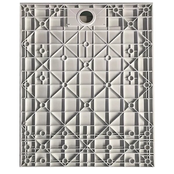 Rectangular shower tray CAIR R 1300x800mm WHITE siphon slim 50mm