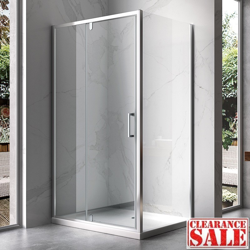 Rectangular shower cabin S-KZ06D Chrome 1200x800mm