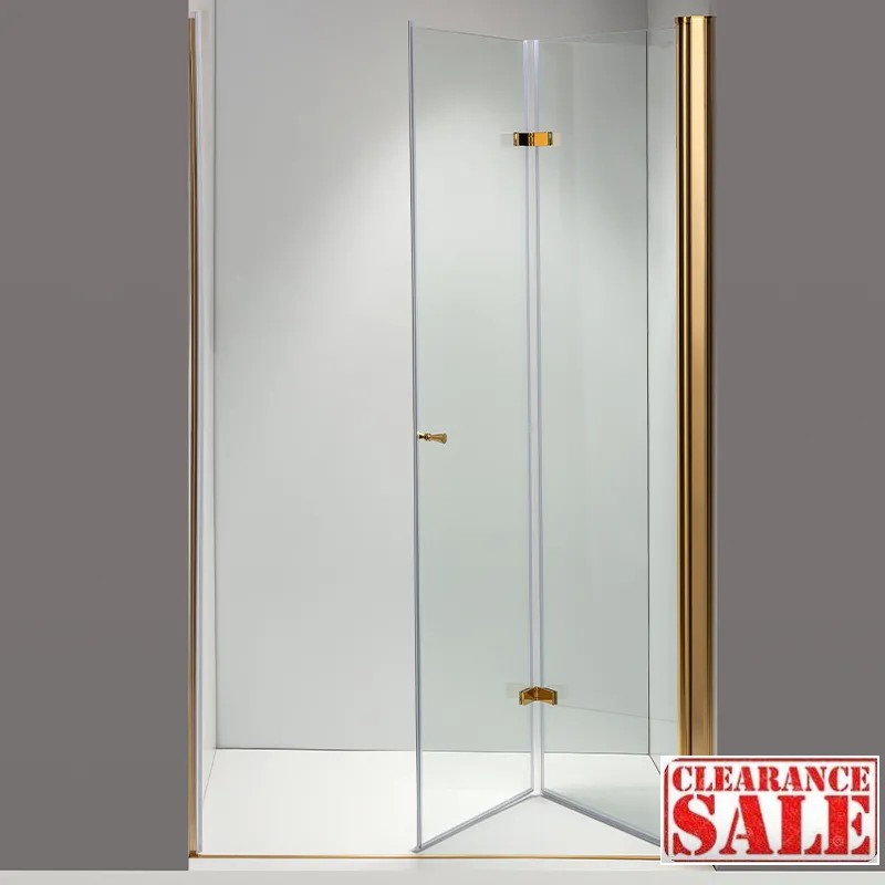 Shower door folding SH01C gold 1000mm