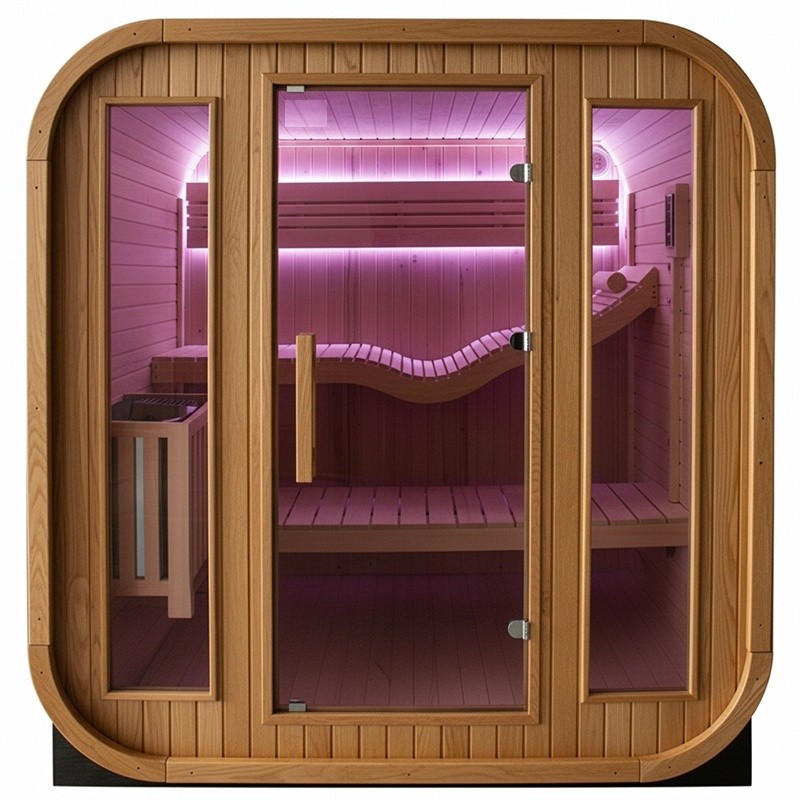 Finnish Sauna Outdoor CRANE SQUARE 2000 x 1800 x 2100mm