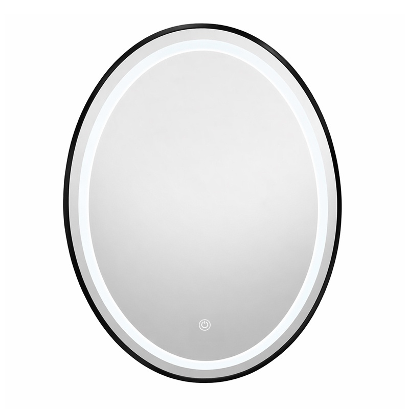 LED Backlit oval bathroom mirror ECLIPSE 600 × 800 mm, anti-fog