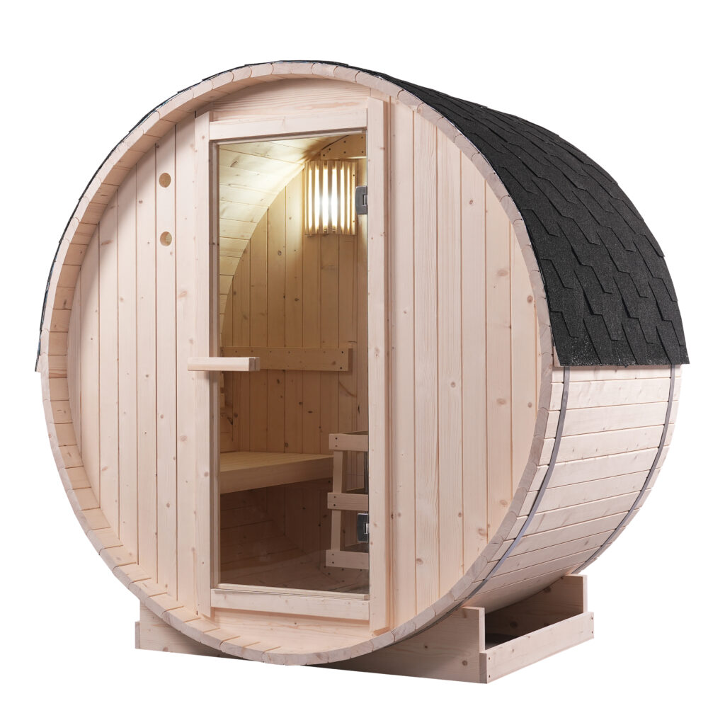 Finnish Outdoor Sauna CORINNE-S 1200 x 1950 x 1950 mm